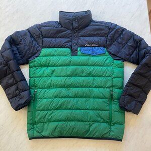 Eddie Bauer Men's "Stratuslite" Down Puff Snap Mock